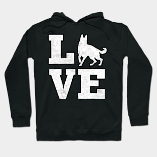 I Love My German Shepherd Dog Hoodie